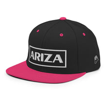 Load image into Gallery viewer, 3D Puff ARIZA Box Snapback Flatbill Hat - many colors