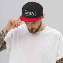 Load image into Gallery viewer, 3D Puff ARIZA flatbill snapback w/ Beard on the side
