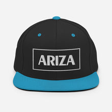 Load image into Gallery viewer, 3D Puff flatbill snapback ARIZA hat (plain sides)