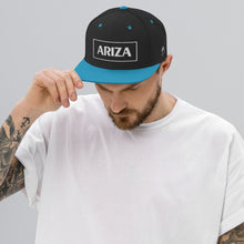 Load image into Gallery viewer, 3D Puff ARIZA flatbill snapback w/ Beard on the side