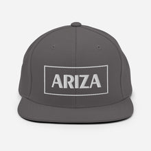 Load image into Gallery viewer, 3D Puff flatbill snapback ARIZA hat (plain sides)