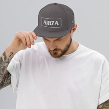 Load image into Gallery viewer, 3D Puff ARIZA flatbill snapback w/ Beard on the side