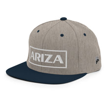 Load image into Gallery viewer, 3D Puff ARIZA Box Snapback Flatbill Hat - many colors