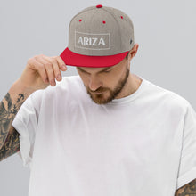 Load image into Gallery viewer, 3D Puff ARIZA flatbill snapback w/ Beard on the side