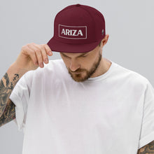 Load image into Gallery viewer, 3D Puff ARIZA flatbill snapback w/ Beard on the side