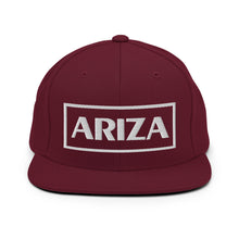 Load image into Gallery viewer, 3D Puff ARIZA Box Snapback Flatbill Hat - many colors