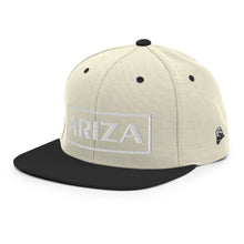 Load image into Gallery viewer, 3D Puff ARIZA Box Snapback Flatbill Hat - many colors