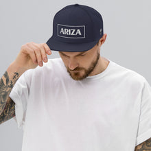 Load image into Gallery viewer, 3D Puff ARIZA flatbill snapback w/ Beard on the side