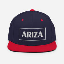 Load image into Gallery viewer, 3D Puff flatbill snapback ARIZA hat (plain sides)