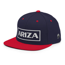 Load image into Gallery viewer, 3D Puff ARIZA Box Snapback Flatbill Hat - many colors