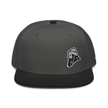 Load image into Gallery viewer, Many colors available - Snapback Flatbill - The King simplified stitch