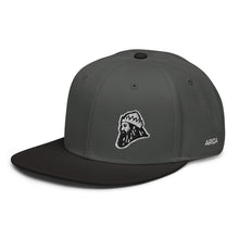 Load image into Gallery viewer, Many colors available - Snapback Flatbill - The King simplified stitch
