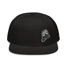 Load image into Gallery viewer, Many colors available - Snapback Flatbill - The King simplified stitch