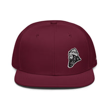 Load image into Gallery viewer, Many colors available - Snapback Flatbill - The King simplified stitch