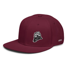 Load image into Gallery viewer, Many colors available - Snapback Flatbill - The King simplified stitch