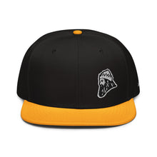 Load image into Gallery viewer, Many colors available - Snapback Flatbill - The King simplified stitch