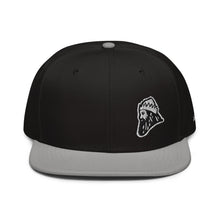 Load image into Gallery viewer, Many colors available - Snapback Flatbill - The King simplified stitch
