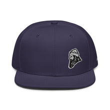 Load image into Gallery viewer, Many colors available - Snapback Flatbill - The King simplified stitch