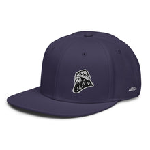 Load image into Gallery viewer, Many colors available - Snapback Flatbill - The King simplified stitch