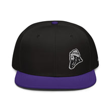 Load image into Gallery viewer, Many colors available - Snapback Flatbill - The King simplified stitch