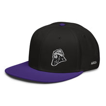 Load image into Gallery viewer, Many colors available - Snapback Flatbill - The King simplified stitch