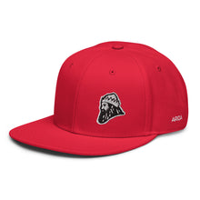 Load image into Gallery viewer, Many colors available - Snapback Flatbill - The King simplified stitch