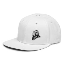Load image into Gallery viewer, Many colors available - Snapback Flatbill - The King simplified stitch