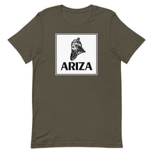 Load image into Gallery viewer, Classic Block ARIZA Logo Fitted Tee - 10 colors