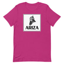 Load image into Gallery viewer, Classic Block ARIZA Logo Fitted Tee - 10 colors