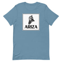 Load image into Gallery viewer, Classic Block ARIZA Logo Fitted Tee - 10 colors