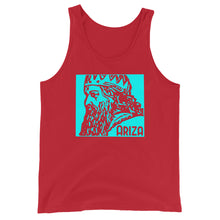 Load image into Gallery viewer, Teal ARIZA Stamp Unisex Tank Top - 9 colors