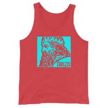 Load image into Gallery viewer, Teal ARIZA Stamp Unisex Tank Top - 9 colors