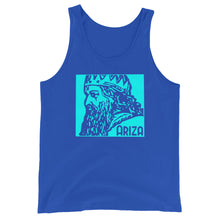Load image into Gallery viewer, Teal ARIZA Stamp Unisex Tank Top - 9 colors