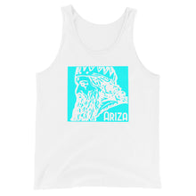 Load image into Gallery viewer, Teal ARIZA Stamp Unisex Tank Top - 9 colors