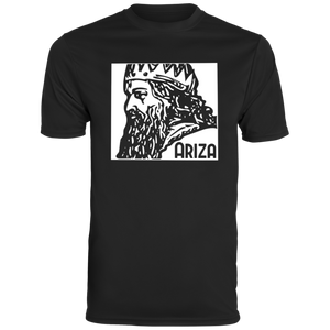 ARIZA Big Stamp Logo | Athletic Men's Moisture-Wicking Tee