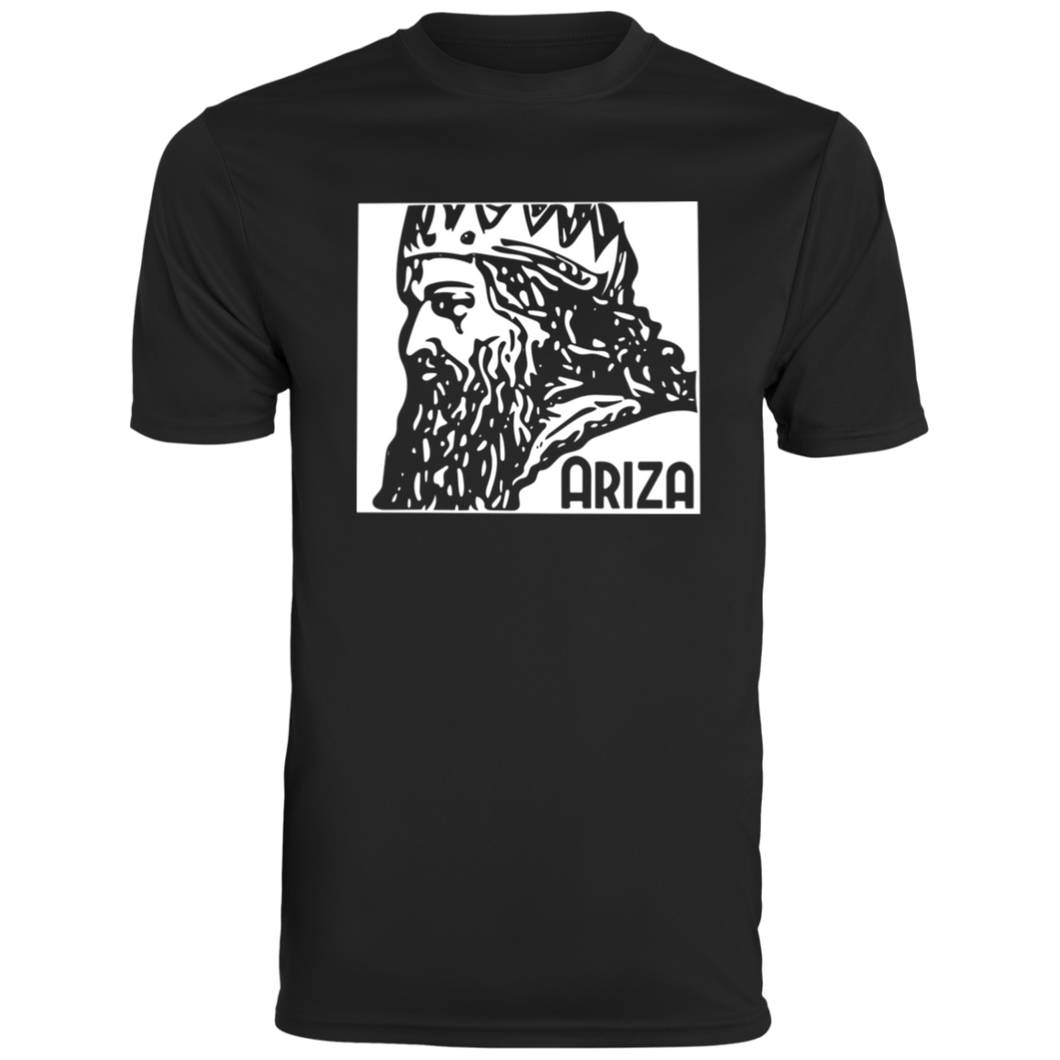 ARIZA Big Stamp Logo | Athletic Men's Moisture-Wicking Tee