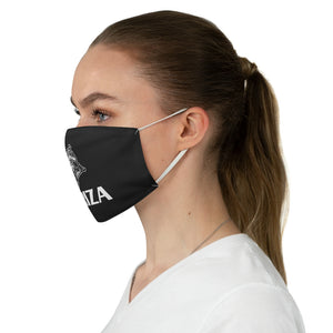 Ariza King logo fabric face mask