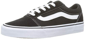 Vans Women’s Ward Suede/Canvas Low-Top Sneakers, Black ((Suede/Canvas) Black/White Iju), 4.5 UK