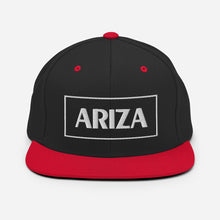 Load image into Gallery viewer, 3D Puff flatbill snapback ARIZA hat (plain sides)
