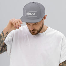 Load image into Gallery viewer, 3D Puff ARIZA flatbill snapback w/ Beard on the side
