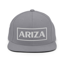 Load image into Gallery viewer, 3D Puff ARIZA Box Snapback Flatbill Hat - many colors

