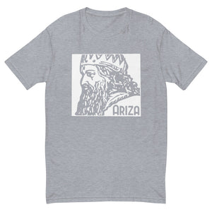 White Stamp ARIZA Logo Fitted T-Shirt - 4 colors