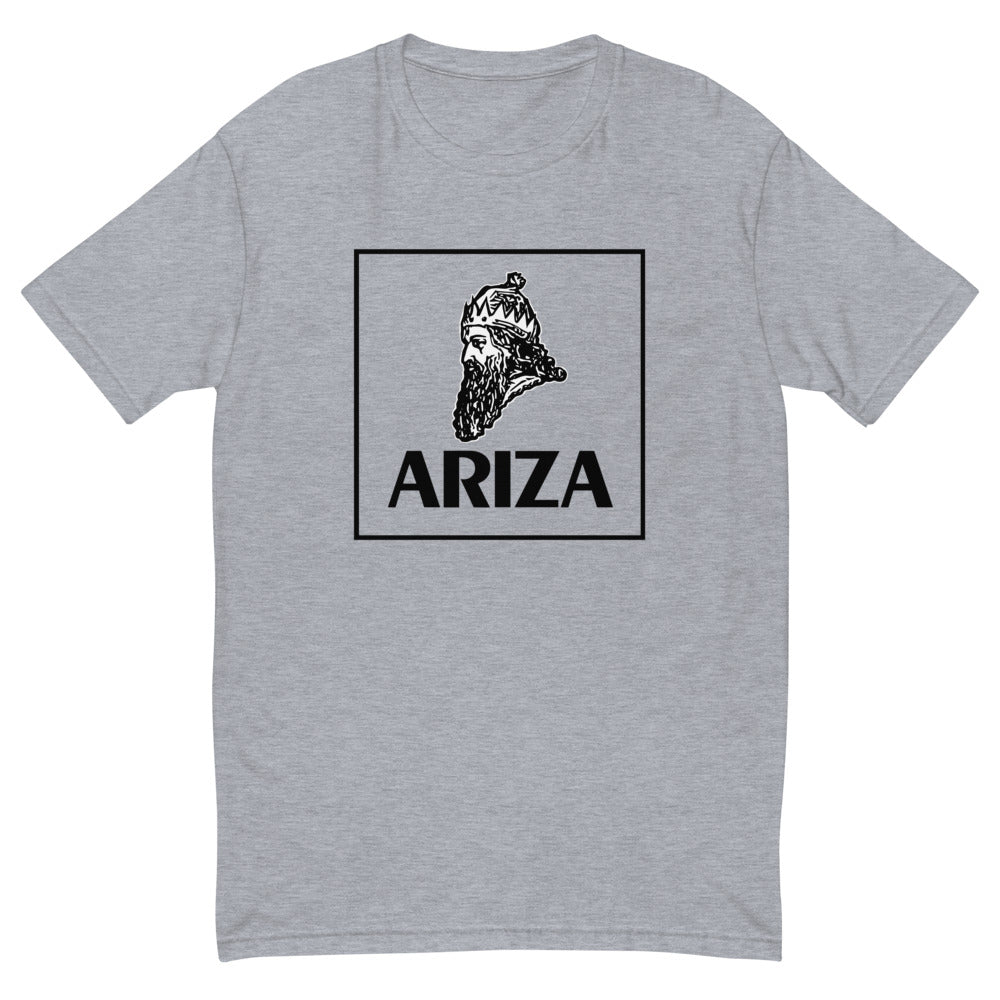 Classic ARIZA Logo Fitted Tee - white or gray