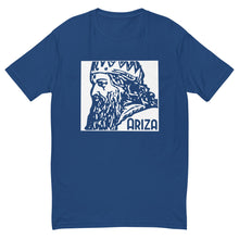 Load image into Gallery viewer, White Stamp ARIZA Logo Fitted T-Shirt - 4 colors
