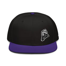 Load image into Gallery viewer, Many colors available - Snapback Flatbill - The King simplified stitch
