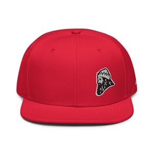 Many colors available - Snapback Flatbill - The King simplified stitch